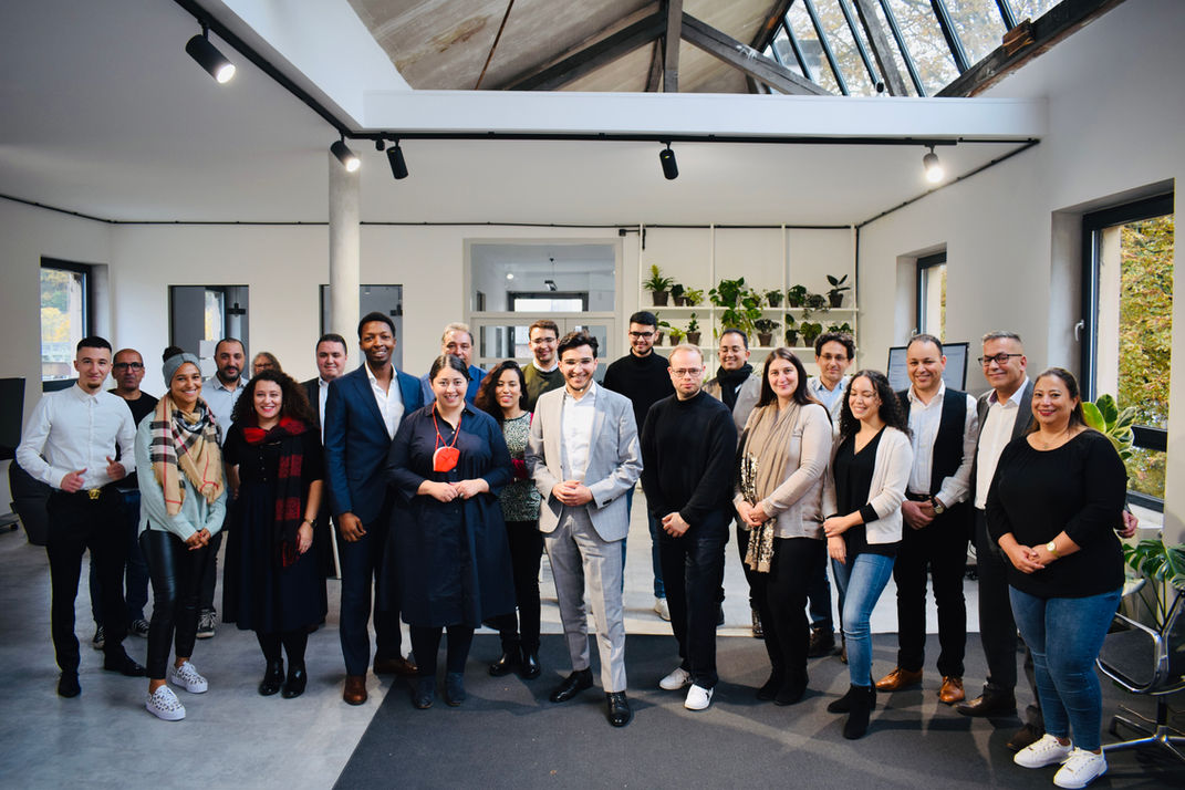 Jade Madani mit der deutsch-marokkanischen Polit-Community