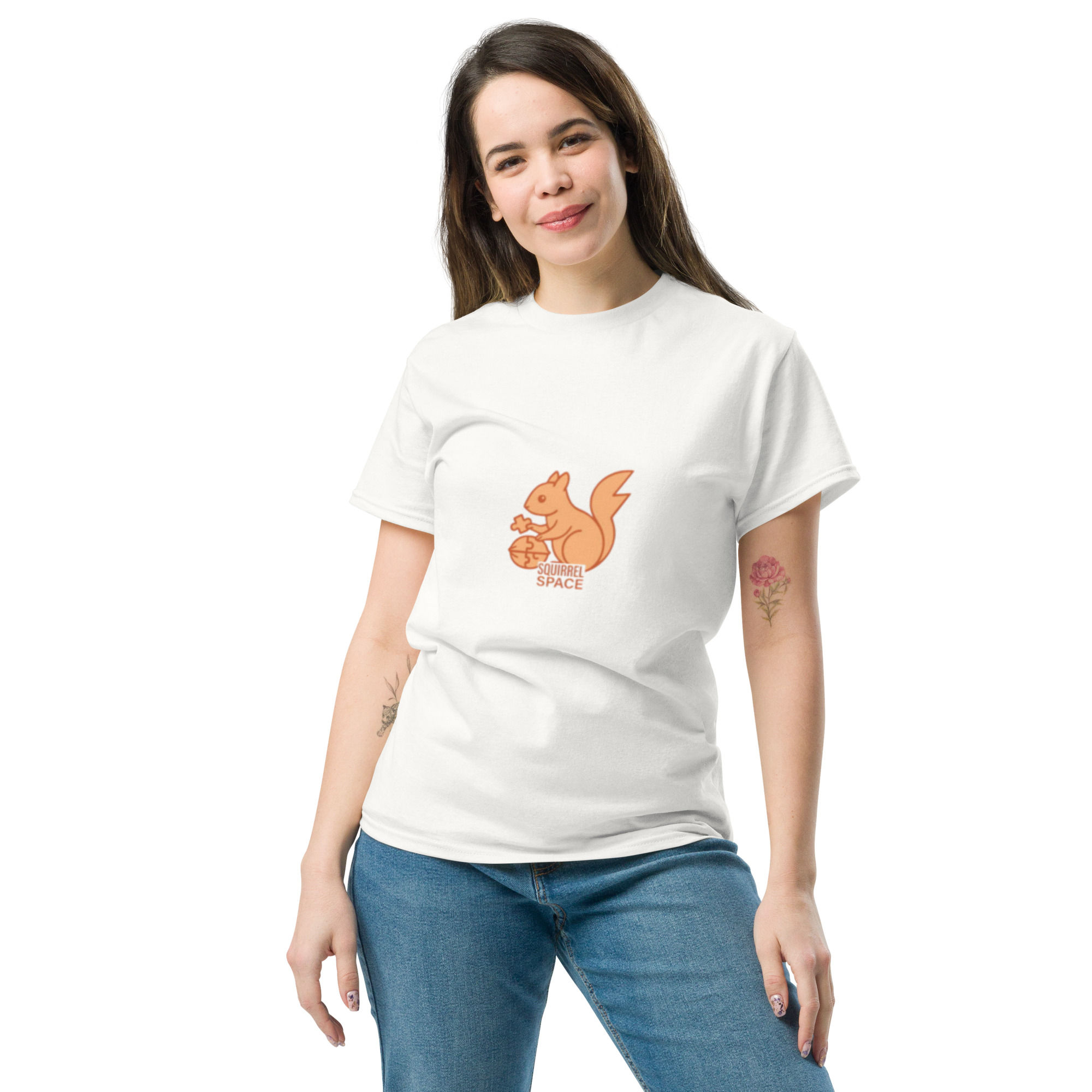 Unisex Squirrel Space Tee