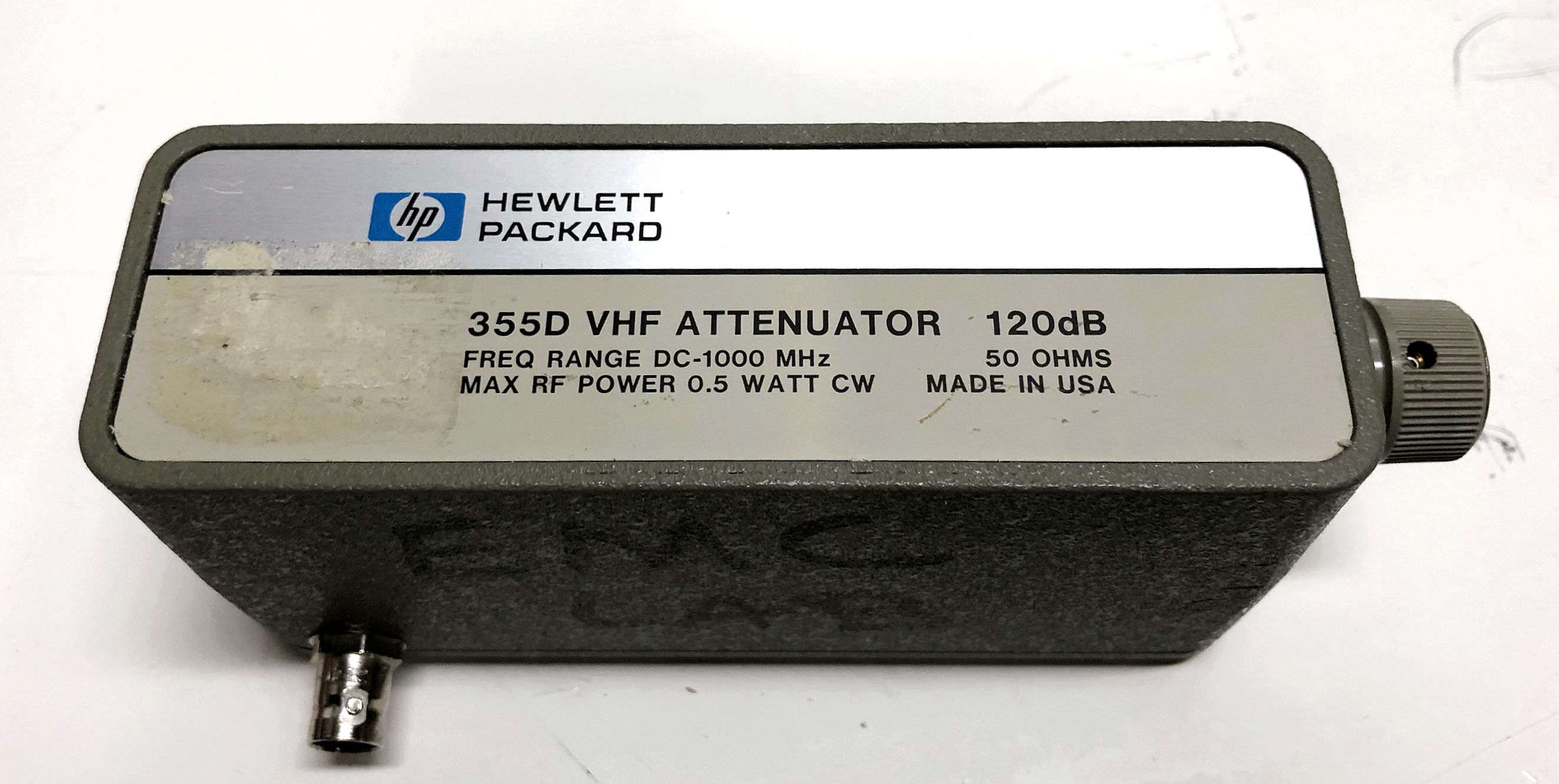 H.P. 355D VHF Attenuator 120dB
