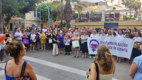 Concentración en el Mirador de la Rambla, Plataforma de Acción Feminista