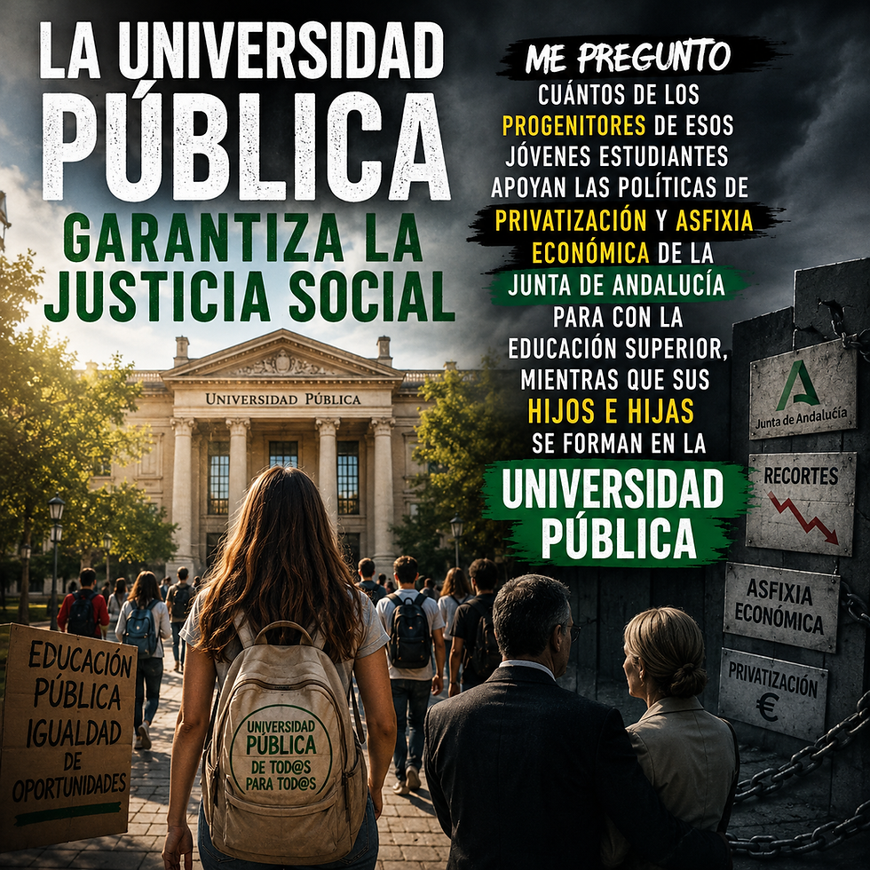 La universidad pública garantiza la justicia social
