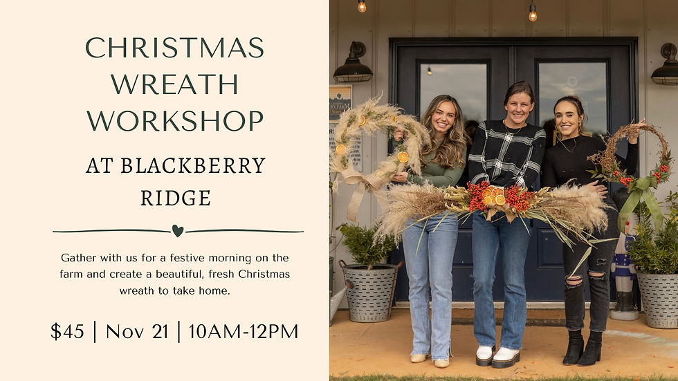 Christmas Wreath Workshop