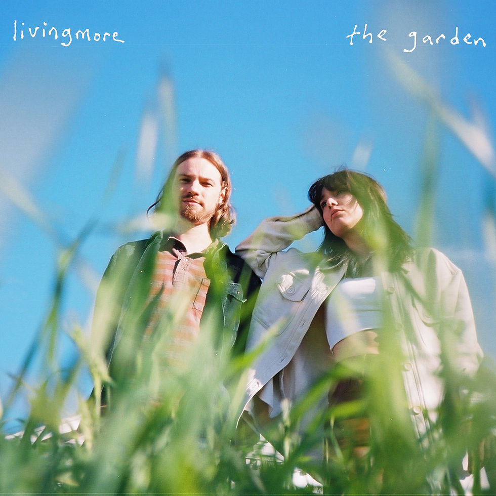Thumbnail: The Garden Vinyl - Limited Edition Glacial Blue With Green Splatter