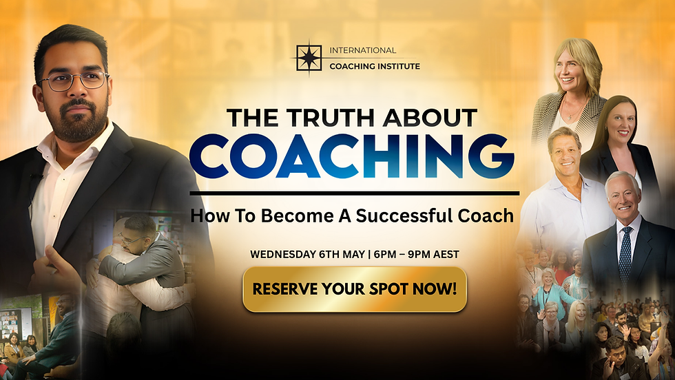 FREE TRAINING: The Truth About Coaching: How To Become A Successful Coach