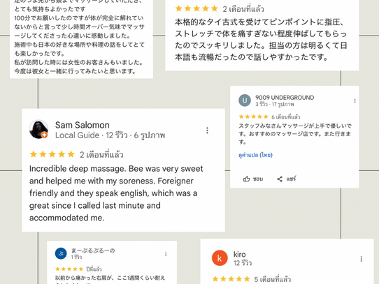 customer reviews