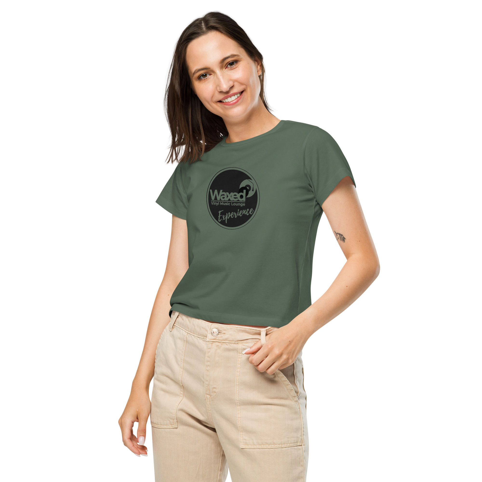 Women’s high-waisted t-shirt