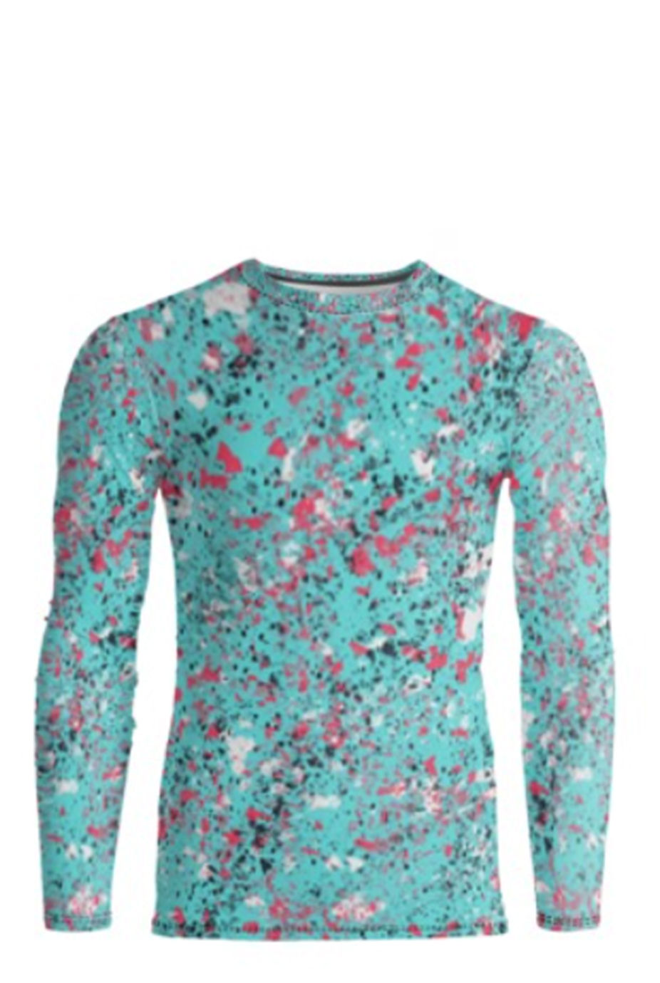 Thumbnail: Men's Light Blue Jawbreaker Print Long Sleeve T-Shirt