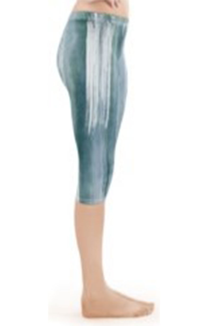 Thumbnail: Blue + White Paint Leggings