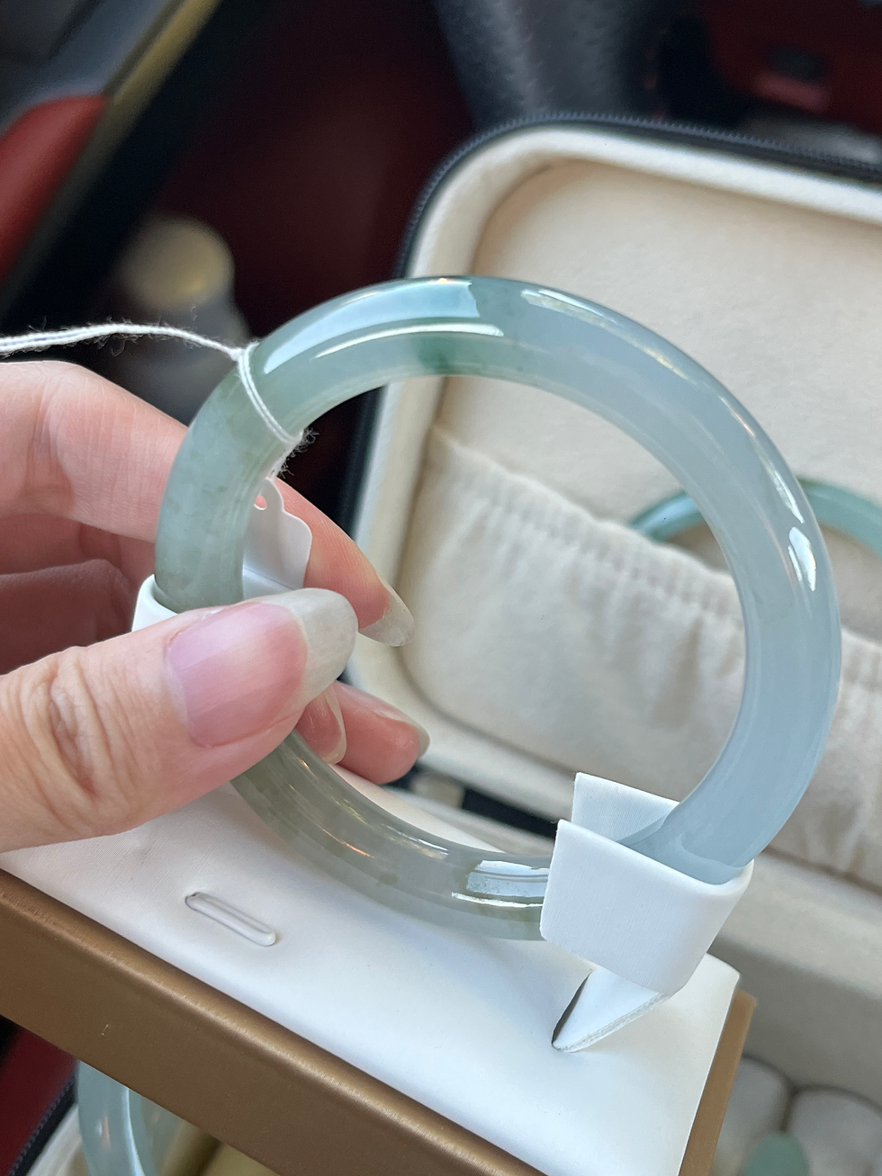 縮圖：【闲置045】冰胶紫底洒金圆条