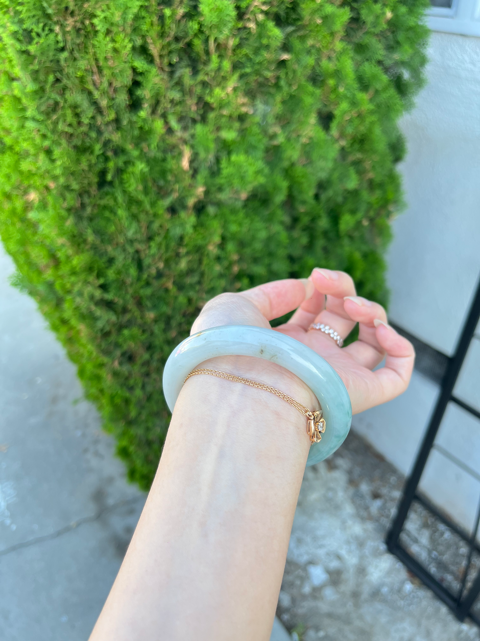 縮圖：【039】糯化蓝飘花胖圆条