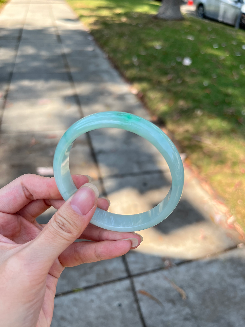 縮圖：【106】糯底大圈口白底青