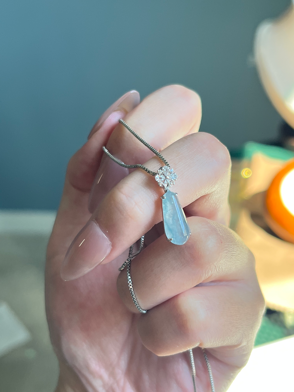 Thumbnail: 【flash sales】18k金翡翠吊坠