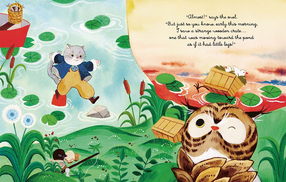 Thumbnail: The Cat, the Owl and the Fresh Fish