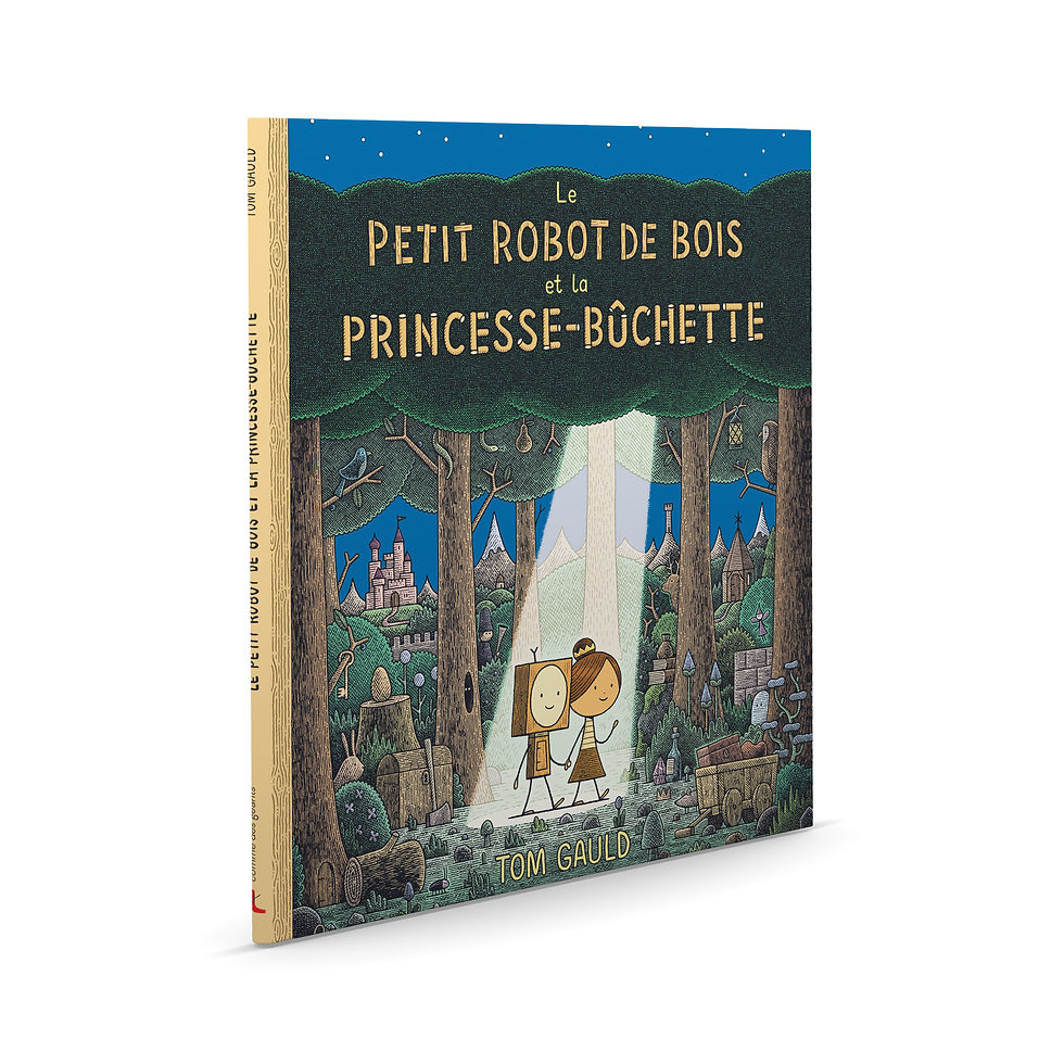 Miniature : Le petit robot de bois et la princesse-bûchette