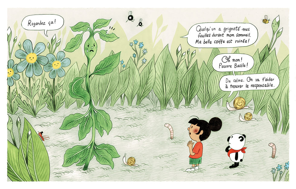 Miniature : Mimose & Sam T.1, Basilic en panique