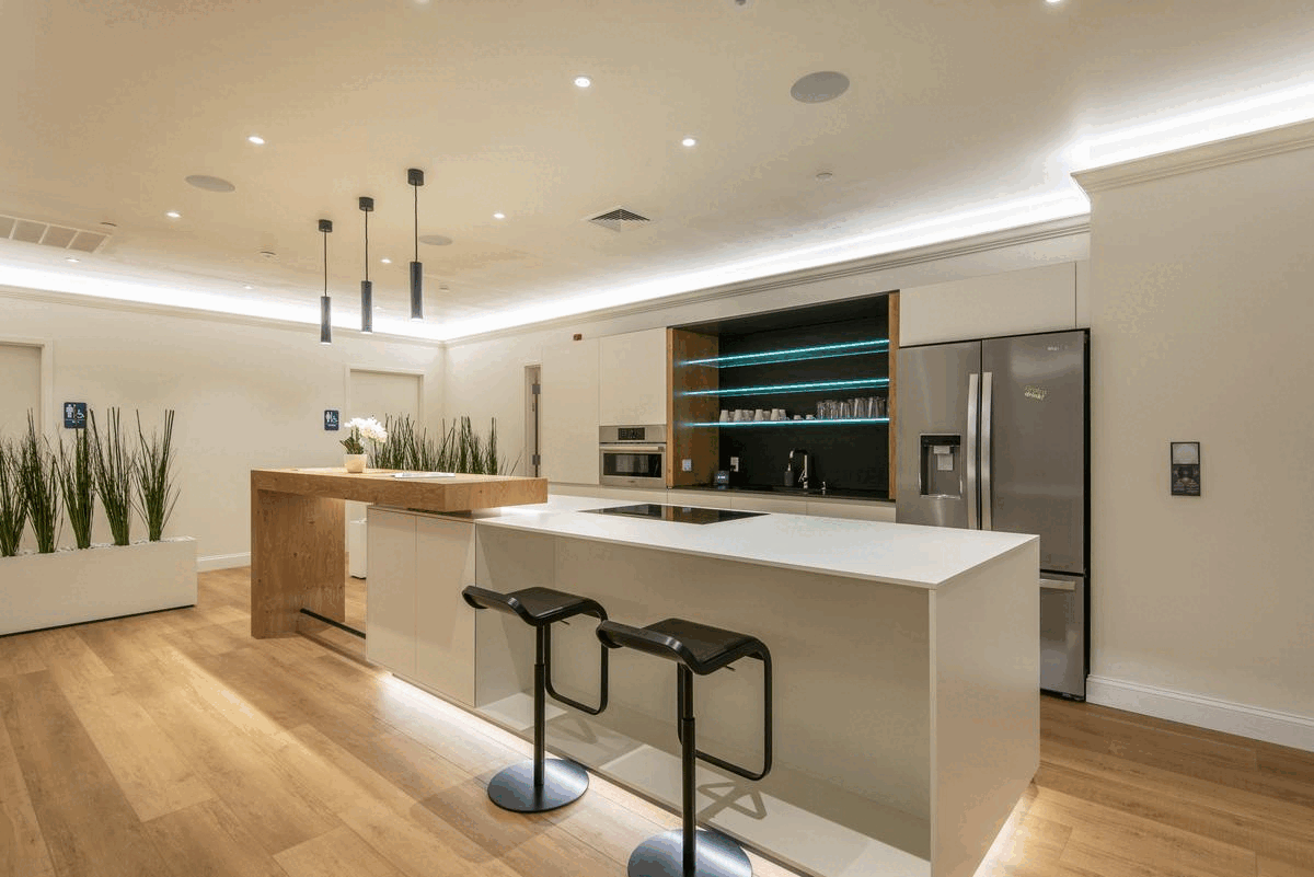 Loxone smart kitchen lighting.GIF