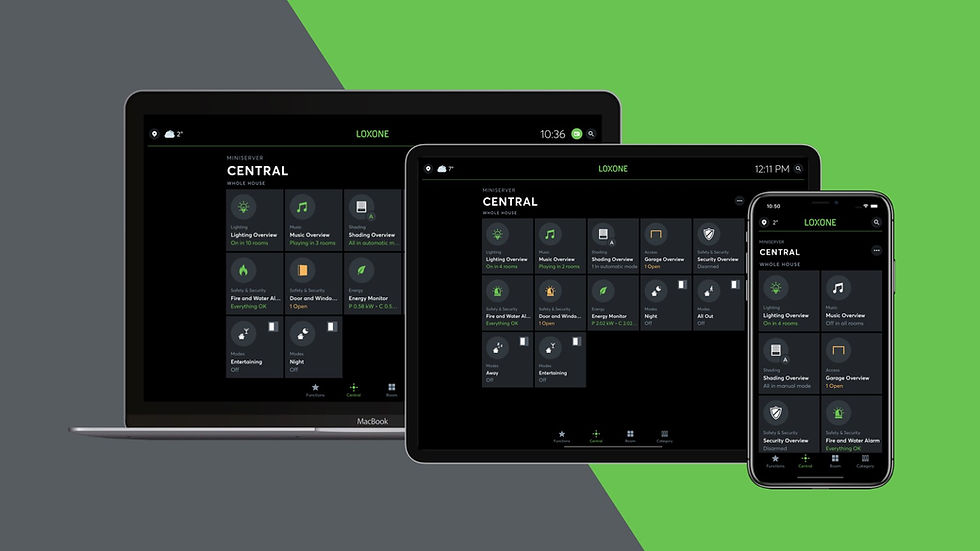 loxone control panel