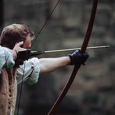 Man Shooting Bow