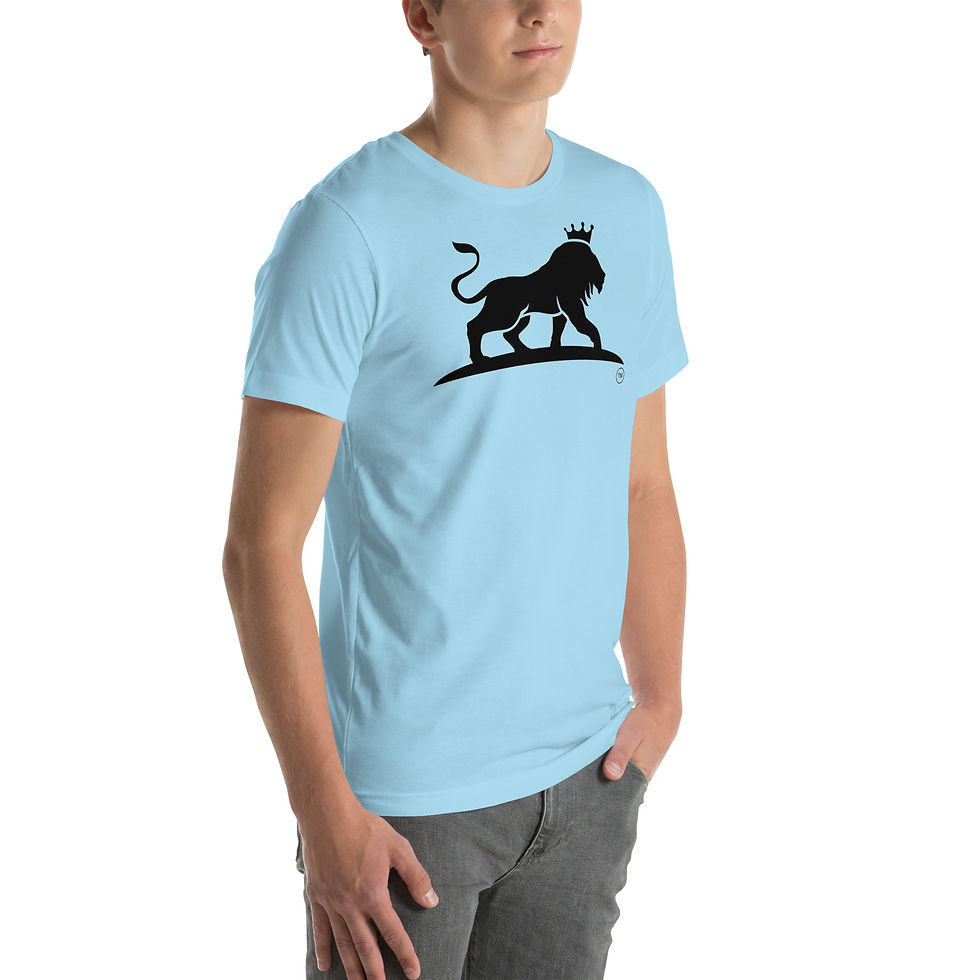 Thumbnail: Unisex t-shirt with Black Lion