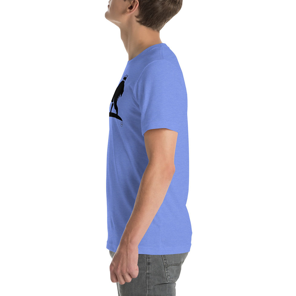 Thumbnail: Unisex t-shirt with Black Lion