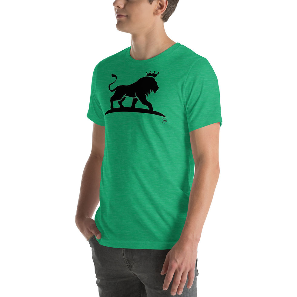 Thumbnail: Unisex t-shirt with Black Lion