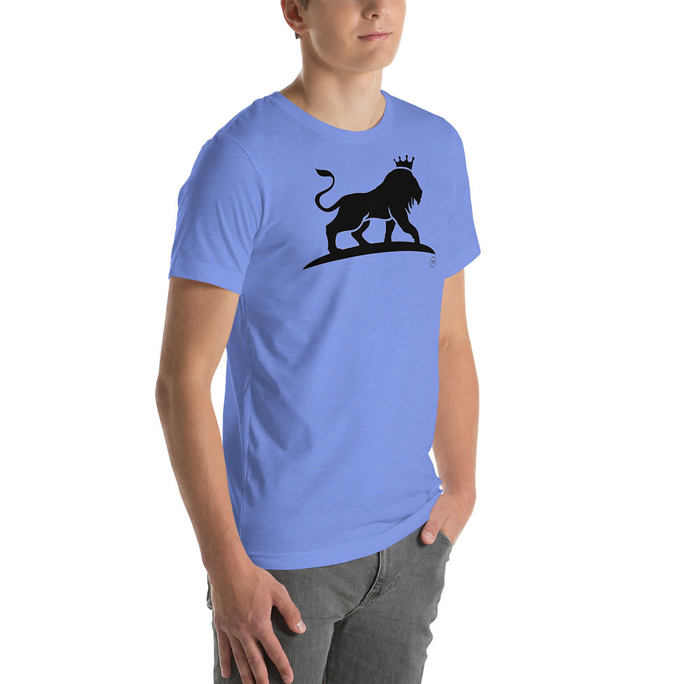 Thumbnail: Unisex t-shirt with Black Lion