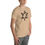 Thumbnail: Unisex t-shirt with black star of David that says "Am Israel Chai" in Hebrew