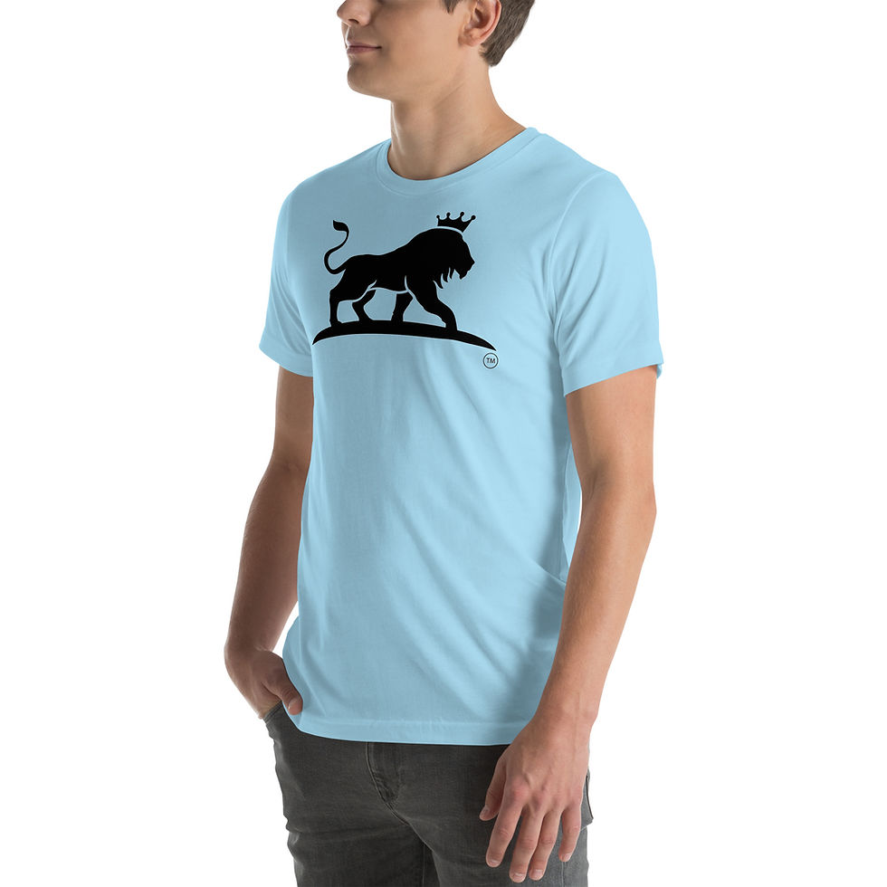 Thumbnail: Unisex t-shirt with Black Lion