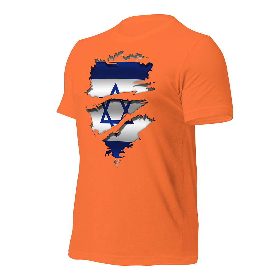 Thumbnail: Unisex t-shirt with under armour Israeli flag