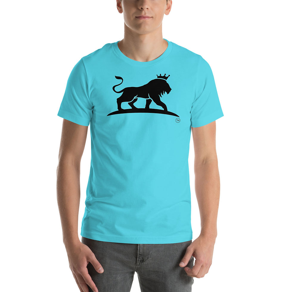 Thumbnail: Unisex t-shirt with Black Lion