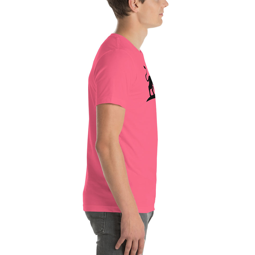 Thumbnail: Unisex t-shirt with Black Lion
