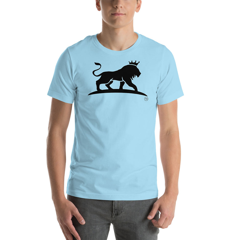 Thumbnail: Unisex t-shirt with Black Lion