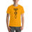 Thumbnail: Unisex t-shirt with black messianic symbol