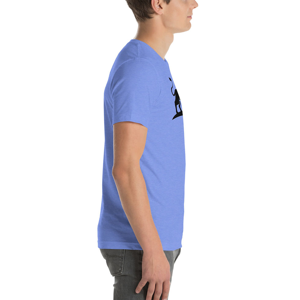 Thumbnail: Unisex t-shirt with Black Lion