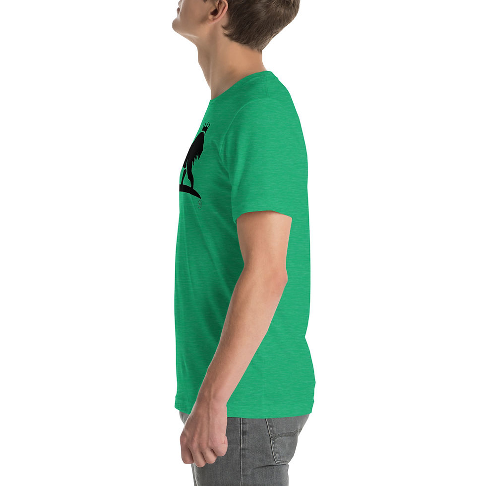 Thumbnail: Unisex t-shirt with Black Lion