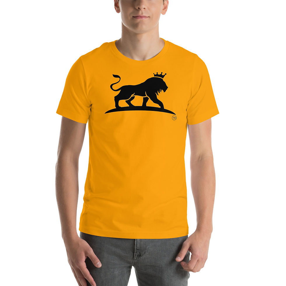 Thumbnail: Unisex t-shirt with Black Lion