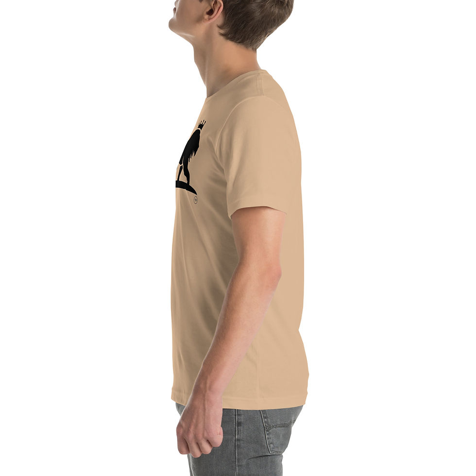 Thumbnail: Unisex t-shirt with Black Lion