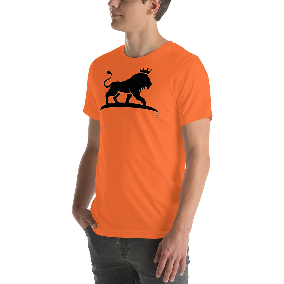 Thumbnail: Unisex t-shirt with Black Lion