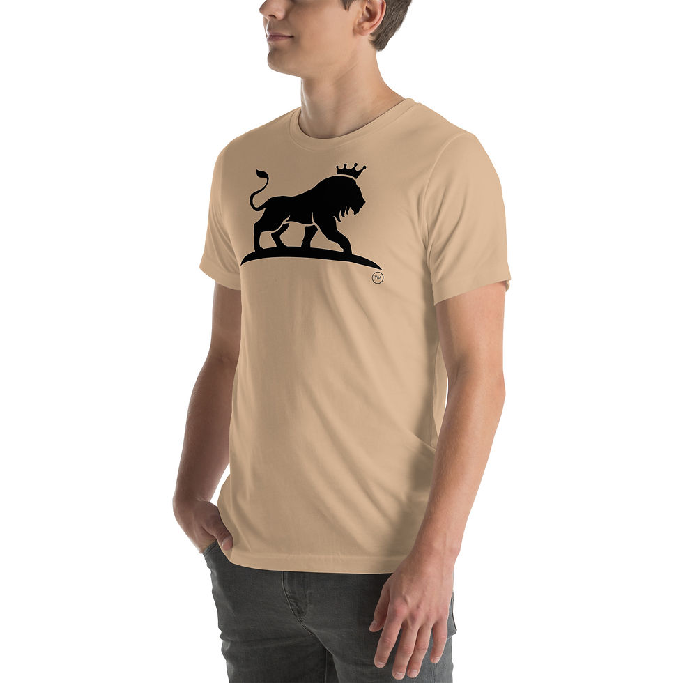 Thumbnail: Unisex t-shirt with Black Lion