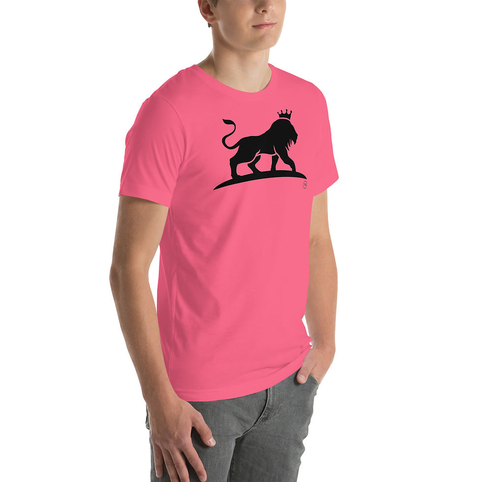 Thumbnail: Unisex t-shirt with Black Lion