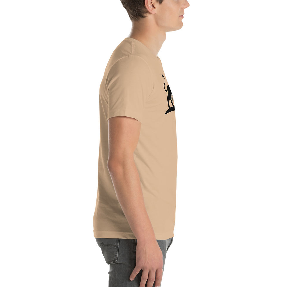 Thumbnail: Unisex t-shirt with Black Lion