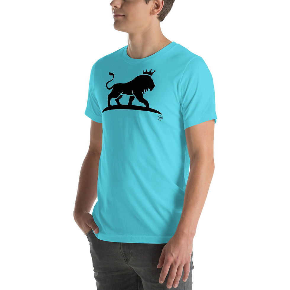 Thumbnail: Unisex t-shirt with Black Lion