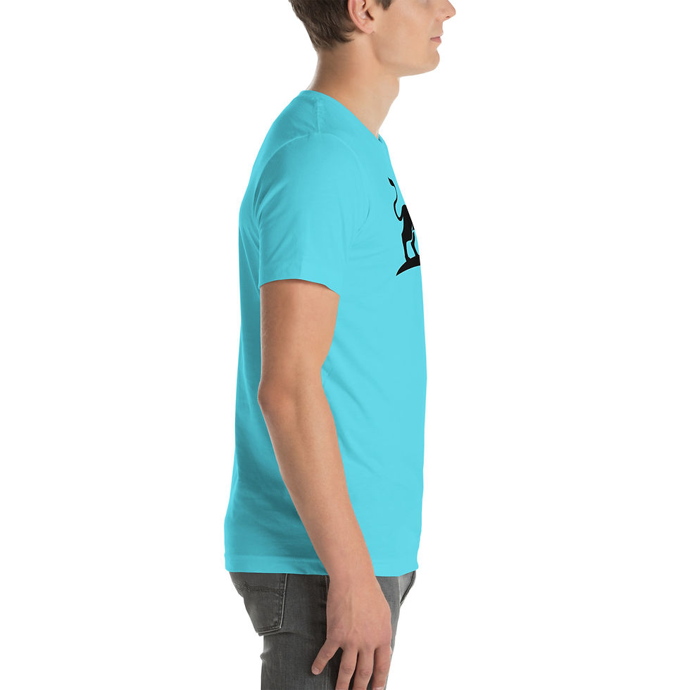 Thumbnail: Unisex t-shirt with Black Lion