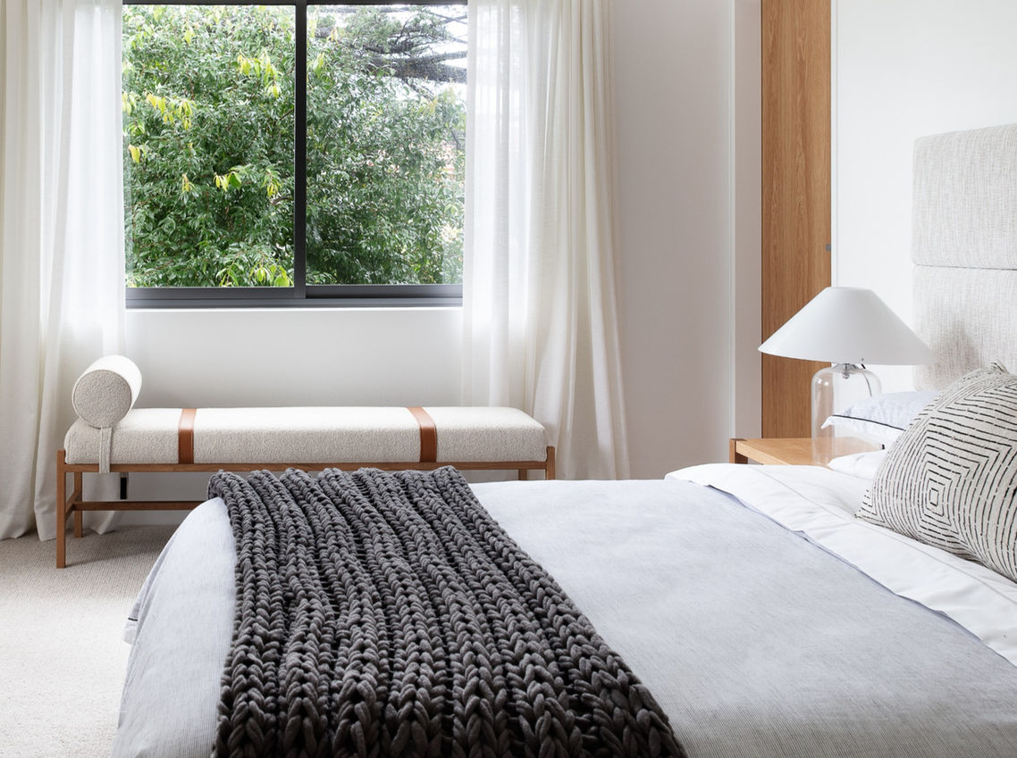 bedroom design by Karen Akers interior designer north shore Sydney