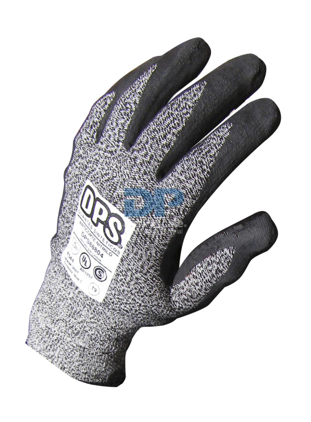 Guantes Sin Costura Anticorte Talle 7 Recubierto Nitrilo