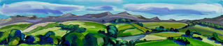 Anthony lewis Dowell artist,  Derwent Edge, oil painting, High Peak.