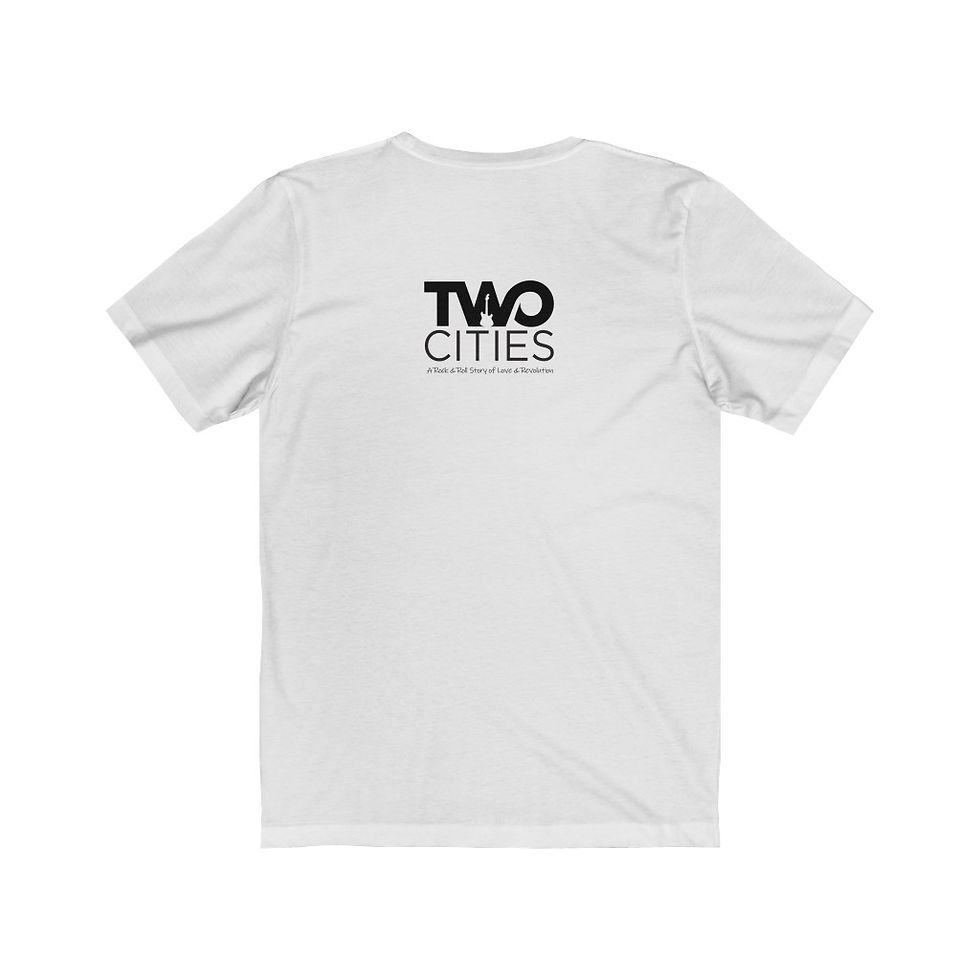 Thumbnail: Think Fast - Front/Two Cities Back - Unisex Jersey Short Sleeve Tee