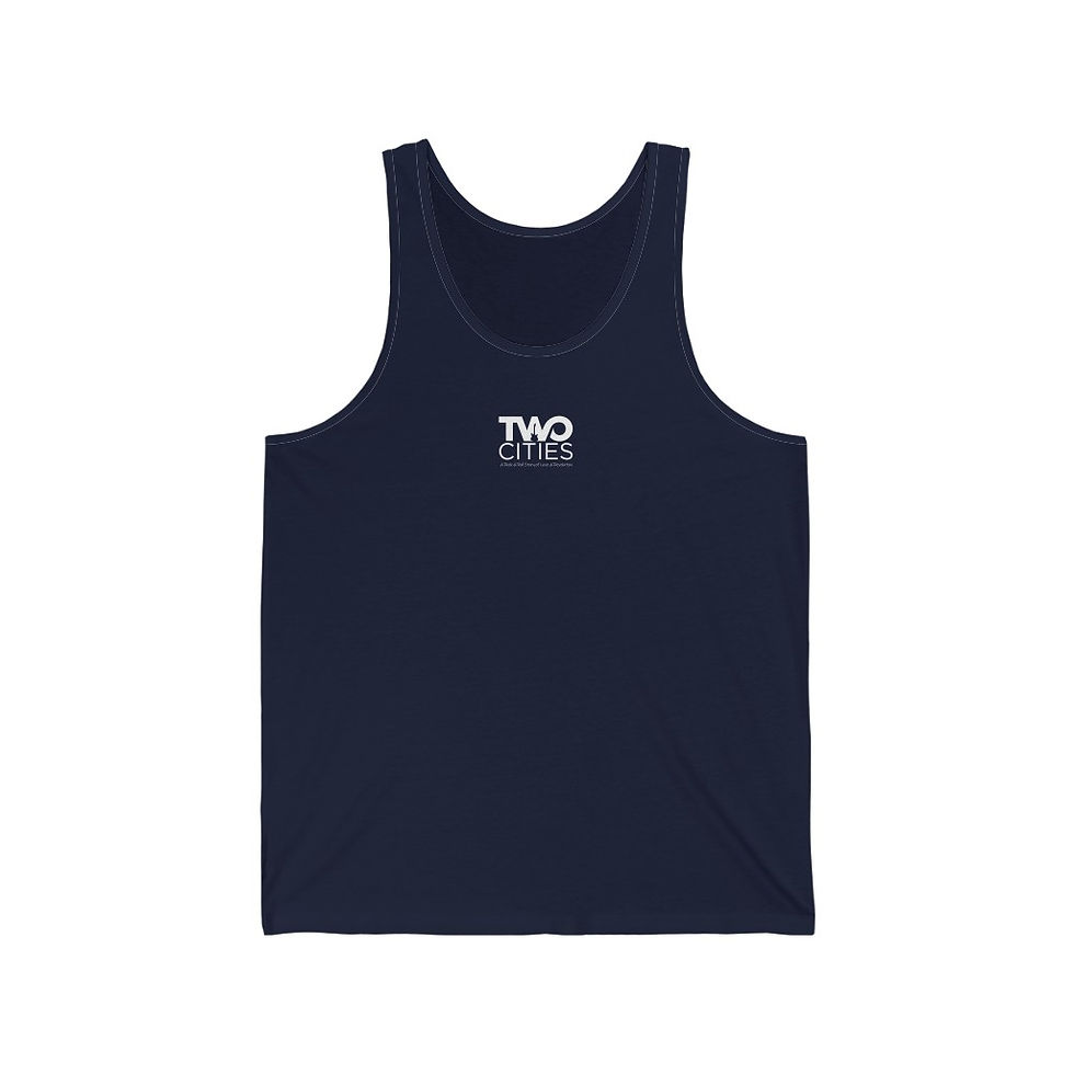Thumbnail: Two Cities Front - Unisex Jersey Tank