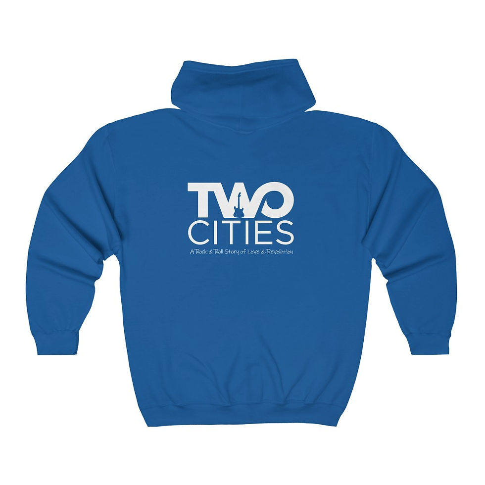 Thumbnail: Two Cities Back - Unisex Heavy Blend Full Zip Hooded Sweatshirt