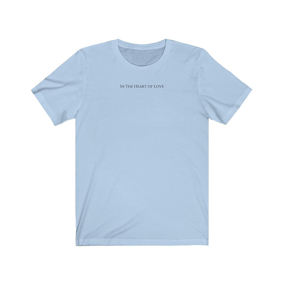 Thumbnail: In the Heart of Love - Front/Two Cities Back - Unisex Jersey Short Sleeve Tee